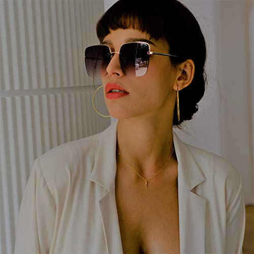 LEMON GRASS Minimalist Dainty Gold Italian Horn Necklace | Sterling Silver Lucky Horn Dainty Protection Necklace Layer Cornicello Jewelry2