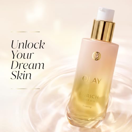 Olay Enrich Boosting Body Oil for Women, with 3-in-1 Oil + Serum Complex with Argan Oil, Rosehip Oil, and Collagen Peptide, Free of Sulfates, Parabens & Phthalates, Vanilla Plum & Amber Scent, 4 fl oz - image 6
