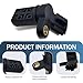 JawGrew Car Engine Camshaft Position Sensor, Automotive Crankshaft Sensor, OEM 23731-AL60A 23731-AL61A 23731-6J90B, Compatible with Infiniti FX35 G35 Nissan 350Z Frontier Maxima Murano (Black)
