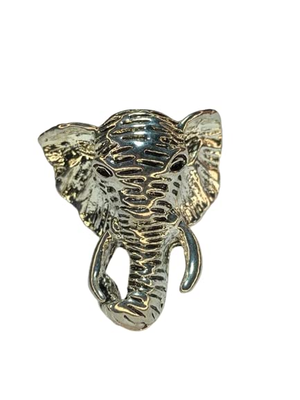 Rings For Men Elephant Head Silver Colour Biker Ring Size 11-image-4
