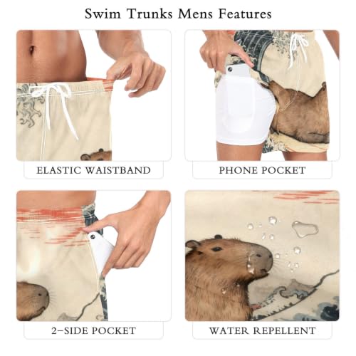 Traje de baño para hombre cómodo para surfear olas japonesas 6