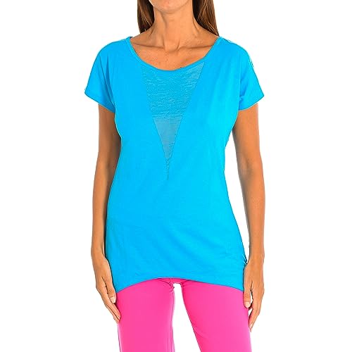 Camiseta Deportiva con Mangas Z1T00683 Mujer