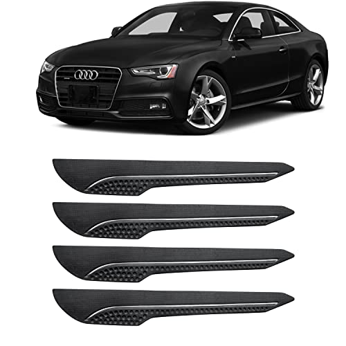 Image of AOSIS-Car Bumper Protector /Bumper Guard for Audi A5 with Single Chrome Stripe (4-Pcs)