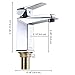 Aquaterior Modern Bathroom Single Handle Sink Faucet Mixer One Hole Lavatory Vanity Chrome(CUPC NSF CEC)
