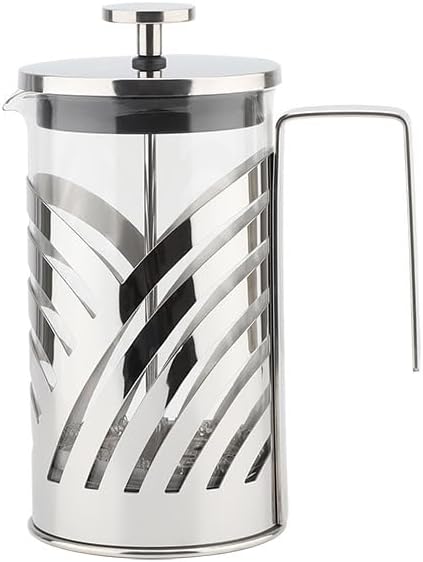 Coffee maker Hand made coffee maker High temperature resistant high boron glass tea maker Press teapot Filter pre, Stainless Steel Filter System & Heat Resistant Borosilicate Glass. (1000ML)