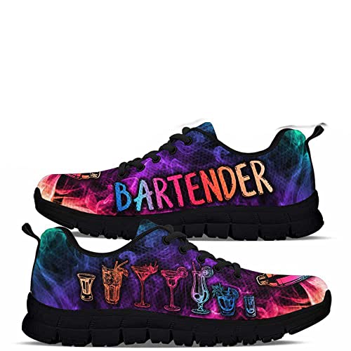 Bartender Smoke Gradient Colorful Sneakers Fashion Shoes