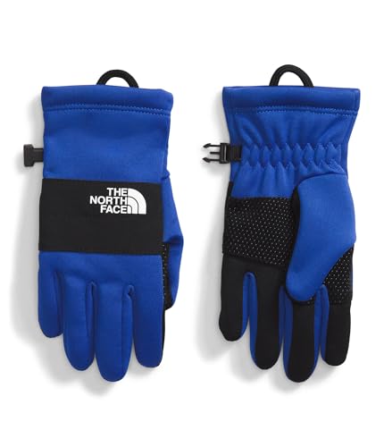 Image of The North Face Little Kids' Sierra Fleece Etip Glove - Touchscreen Compatible, Silicone Gripper Dots, Pairing Clip
