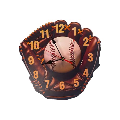Baseball Glove Wall Clock