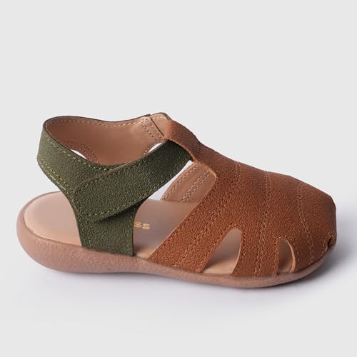 Image of toothless Boys Open Toe Sandals with Adjustable Hook-and-Loop Straps | Cushioned Footbed and Flexible Sole | Lightweight Comfortable Sandals for Boys Outdoor, Travel and Casual Use