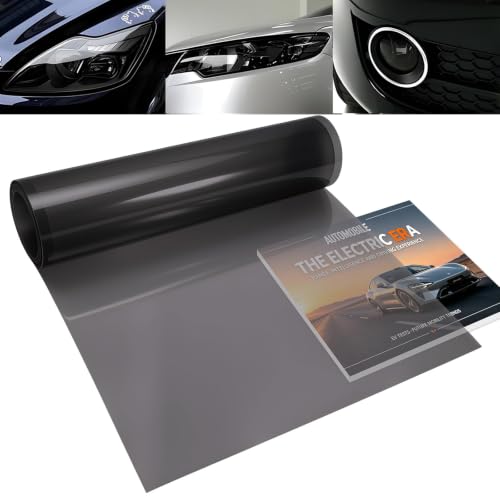 Image of 1797 Car Light Tint Film 12 inchx48 inch Headlight Taillight Vinyl Wrap Light Smoke