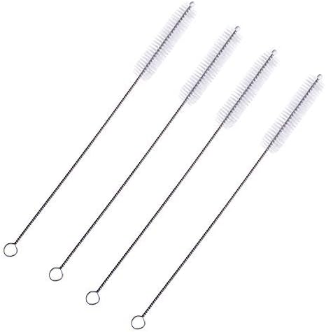 Alink Extra Wide Drinking Straw Cleaning Brush Kit, Pack of 8, 4-pcs 9" x 12 mm Cleaner for Boba Smoothie Straws, 4-pcs 7.5" x 7 mm Cleaner for Stainless Steel Tumbler Straws