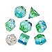 RPG Dice Set (7): Blue Hawaiian