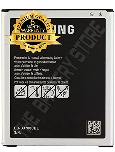 Image of THE BATTERY STORE Original EB-BJ700CBE /BBU Battery for Samsung Galaxy J7 /SM-J700F /DD Mobile Battery with 6 Month Warranty and high Capacity Battery Backup (for J7)