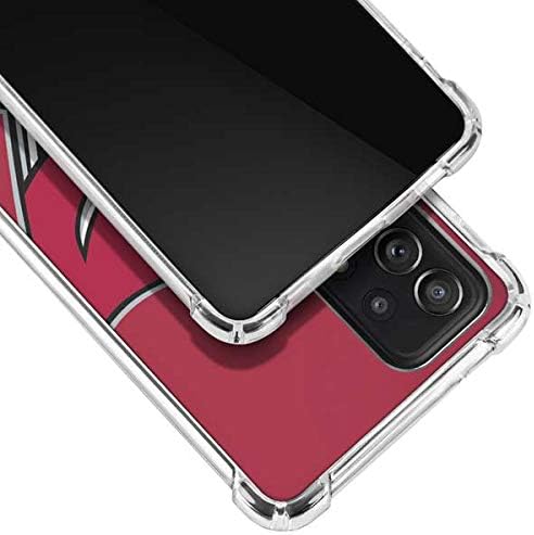 Skinit Clear Phone Case Compatible with Galaxy A72 5G - Officially Licensed NFL Tampa Bay Buccaneers Large Logo Design