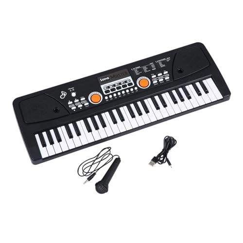 Électronique clavier Piano Piano Électrique À Orgue Électronique USB, 49 Touches, Avec Microphone, Musique Numérique Noire, Instrument De Clavier Électronique - Les Beatles, Paul McCartney, John Lennon, RIngo Starr, George Harrison Électronique clavier Piano Piano Électrique À Orgue Électronique USB, 49 Touches, Avec Microphone, Musique Numérique Noire, Instrument De Clavier Électronique