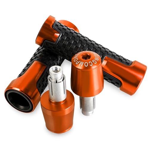 Poignées CBR600 anti-glisse confort guidon moto orange