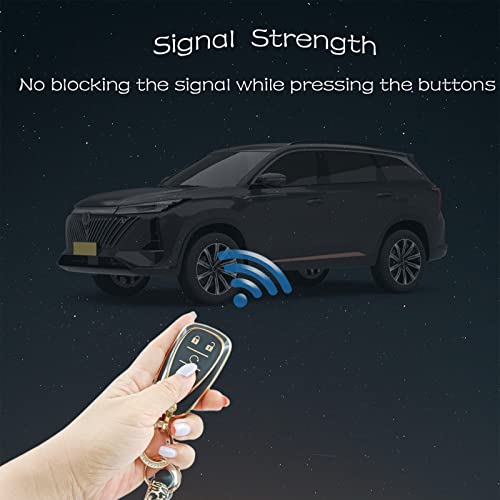 Rfsrz Smart Key Fob Cover Case With Diamond Key Chain And Silicone Fashion Bracelet Key Holder For Chevy Chevrolet Equinox Malibu Cruze Tahoe Camaro Traverse Blazer Volt Bolt 5 Buttons Black #TOP2