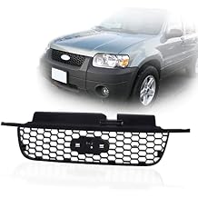 Perfit Liner New Front Black Grille Grill Compatible With 2005-2007 Ford Escape XLT No Boundaries Escape Hybrid/XLS/XLT Escape Limited Fits 5L8Z8200AAB FO1200446