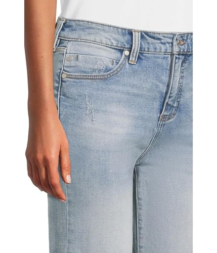 Liverpool Women's Hannah High-Rise Cropped Flare with Cut Hem Jean 25"4