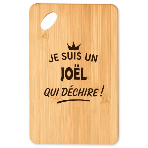 Planche à découper de prestige en bambou finition Joel qui dechire 2