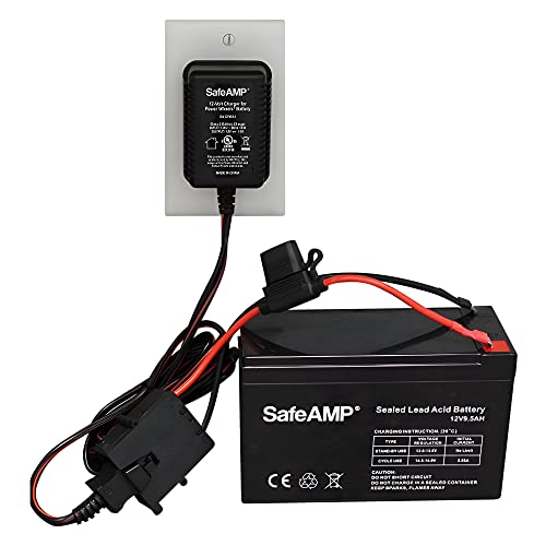 Safeamp Replacement Battery And 12-Volt Charger For Power Wheels Vehicles, Combo Pack #TOP1