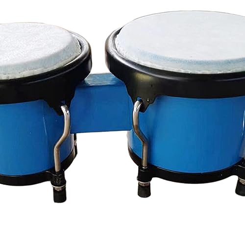 Bongos au son clair et précis tambour de percussion robuste bleu - 2