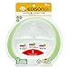 Stage 3, Edison Mama Smart Style Plate Supports Easy Feeding with Rubber Backing Prevents Slip (9 Month +) (Pakupaku Plate)
