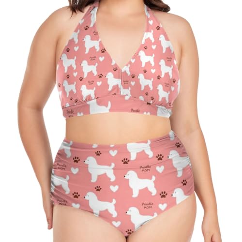 Tenues de bain courbes femme L-4XL maillot grande taille 3D