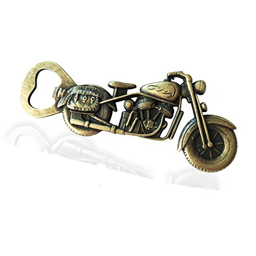 LXKBD Flaschenöffner Bier Motorrad Vintage Geschenk zum Geburtstag Valentinstag Cover