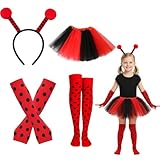 ZocRjvN 6-teiliges marienkäfer kostüm kinder, Karneval Kostüm Damen...