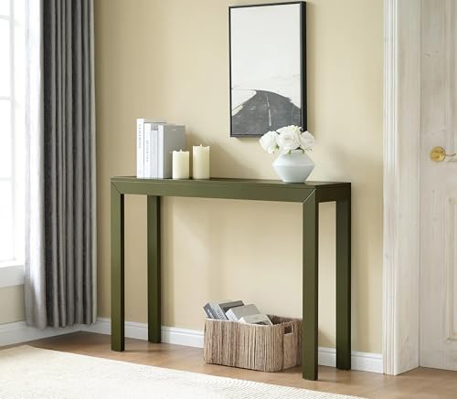 KB Designs Modern Console Table - Narrow Side Table, Compact