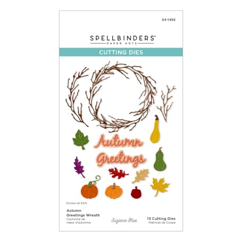 Matrices de découpe couronne d'automne Suzanne Hue scrapbooking