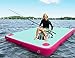 Wauffua Inflatable Floating Dock for Lakes, Thick and Extra Wide Lake Floats for Adults, Non-Slip Air Dock Platform with Portable Carrying Bag, Floating Platform Island for Pool Beach Ocean