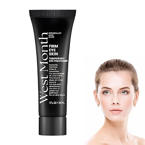 WEST MONTH-Make up Eye Firmer, Instant Eye Firm Cream, WEST MONTH Fast Firming Eye Cream, Instant Reduces Under Eye Bags, Dark Circles, Puffiness, Anti Aging Fine Lines (1 Pack)