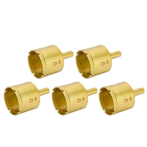 Set de 5 brocas corona diamantadas de 42 mm miniatura 6