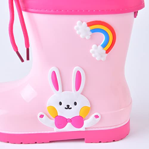 sfdgfhyf Children Outdoor Shoes Child Cute Cartoon Fashion and Non Slip Rain Boots Rain Boots Soft Bottom Fashion Rain3