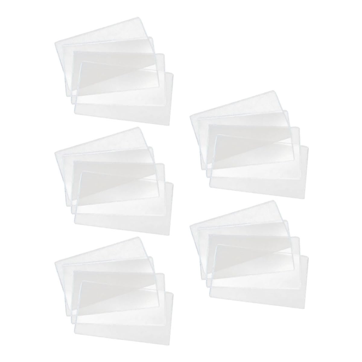 STOBAZA 20pcs Large Hard Plastic Protective Sleeves for Currency Collection, Banknotes Holder and Stamp Protective Cover, Sturdy Paper Money Storage Bags Suitable for Collectors and Home