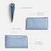 Coach Women's New York Zip Card Case Accessory-Travel Wallet, B4/Bluebell, One Size