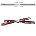 LWANO Carbon Arrow Archery 30inch Hunting Target Practice Arrows for Compound & Recurve Bow Spine 500 with Removable Tips (Pack of 12)(Red)