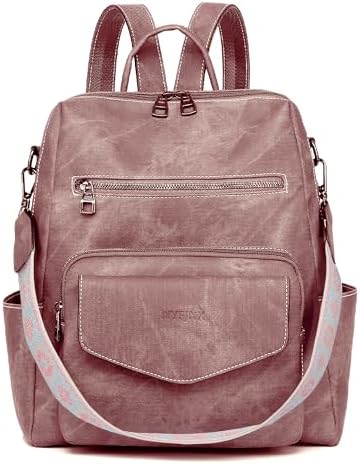 Backpack Purse for Women PU Leather Backpack Ladies Fashion Handb...