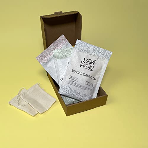 Simple Loose Leaf Tea Subscription Box - 3 Loose Leaf Teas, Curated Monthly Premium Hand Packaged Tea Blends - Loose Leaf Tea : Black Tea #TOP6
