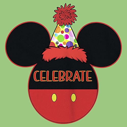 Disney Mickey Classic Logo Celebrate Birthday Girls Heather T-Shirt2