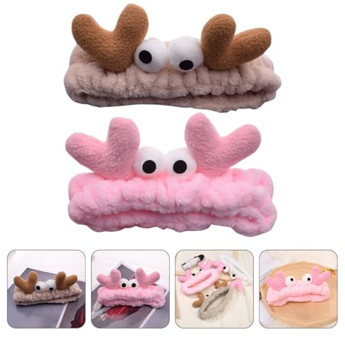 MOTHNUR Diadema Elástica para Lavado Facial 2 Unidades (1 Caqui, 1 Rosa) Banda Pelo de Mujer, Cinta Flexible para Spa y Maquillaje, Accesorios de Cuidado Personal y Belleza - imagen 8