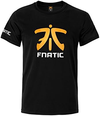 Fnatic 2016 Premium Crew Neck T-Shirt,Black, S