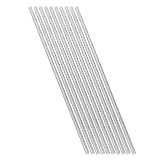 10 Stück Aluminium Wärmeleitungsstäbe, Rund, Silber