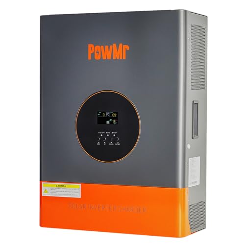 Image of PowMr Low-Frequency Solar Inverter 10000W 48V to 120V/240V Split Phase, Built-in 120A MPPT Controller, 30000W Surge, Support Solar & AC Input, Off-Grid Home Backup Power