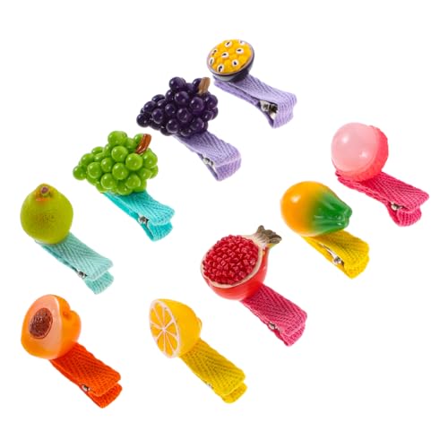 Clip à cheveux de fruits en boîte de 36 pièces, le cadeau idéal pour coiffure et mèches épaisses