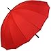 Produktbild iX-brella - leichter XXL Partnerschirm 16-teilig mit angenehmen Softgriff - Durchmesser 1,29 Meter - rot