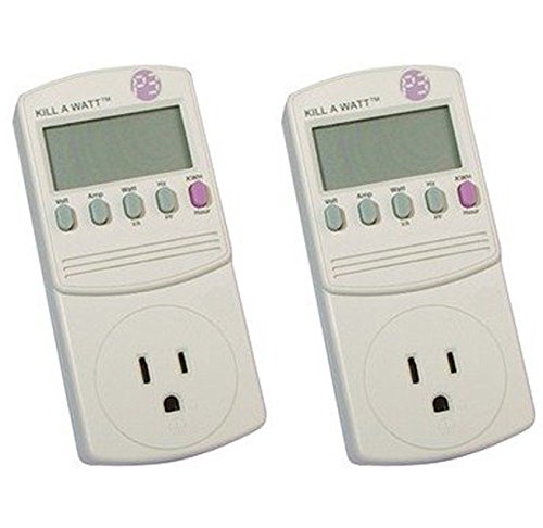 2-Pack P3 P4400 Kill A Watt Electricity Usage Monitor