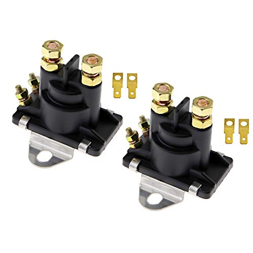 Relé de arranque Marine de 12 V para motores fueraborda Mercruiser 89-818864T, 89-846070, 89-94318, 89-96158, 89-96158T (2 unidades)